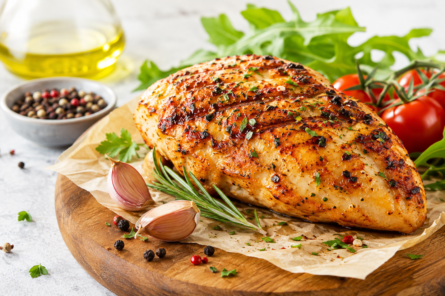Seasoned chicken cooked using No Ordinary Flavour Sheets